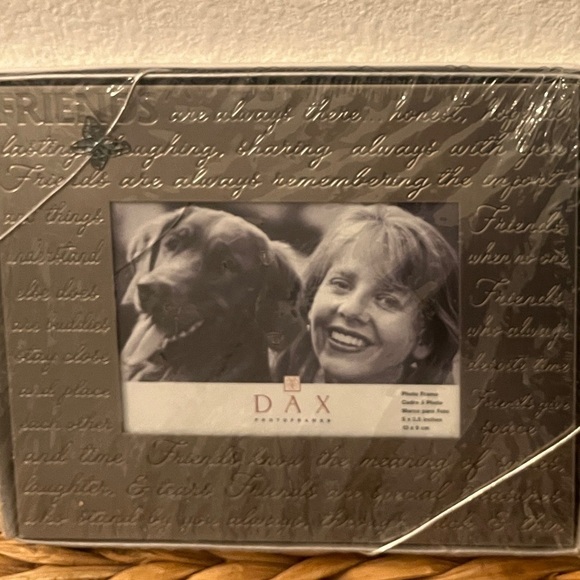 ✨ DAX Silver Metal Photo Frame - Friends Theme, 5x3.5. New in Box! - Picture 6 of 15